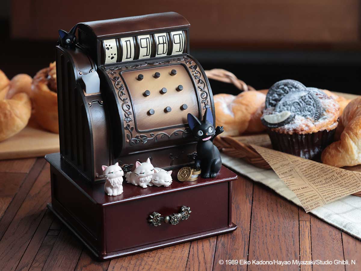廃盤品 ジブリ 魔女の宅急便 店番 やさしさに包まれたなら オルゴール パン屋 どんぐりばなし】vol.08「魔女の宅急便 オルゴール ジジのお店ばん