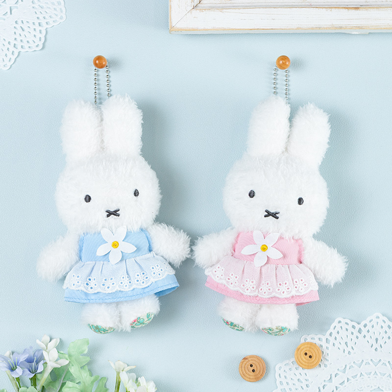 【新品未使用】フラワーミッフィー ほわほわマスコット 2点セット ジャスミン miffy - フラワーミッフィー ほわほわぬいぐるみ マスコット