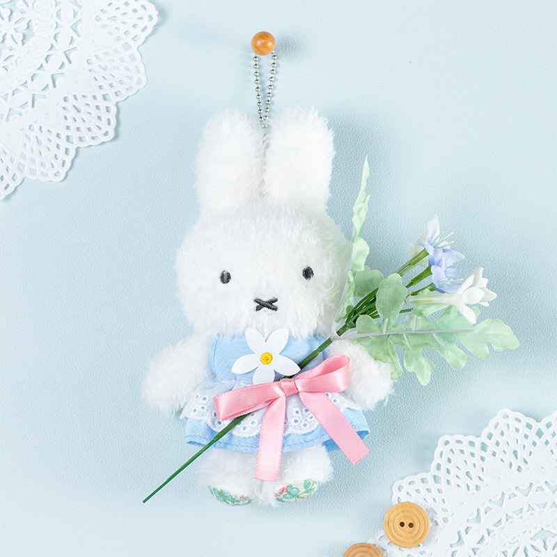 miffy - 【タグ付2点セット】フラワーミッフィー　ほわほわマスコット ジャスミンワンピース ミッフィーのお花屋さん「フラワーミッフィー」にて、初夏から秋