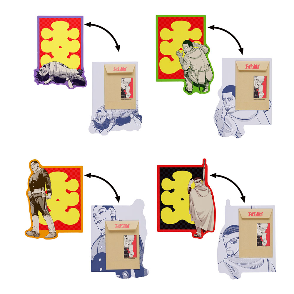 【JAS】『ゴールデンカムイ』ダイカットポチ袋　（4種入り）　
