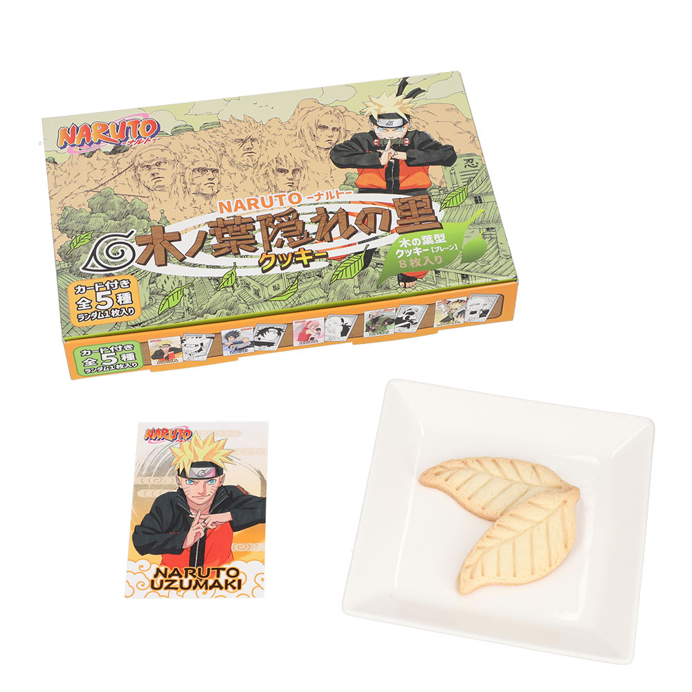 『NARUTO－ナルト－』木ノ葉隠れの里クッキー 特製カード付き（全5種／ランダム1種入り）