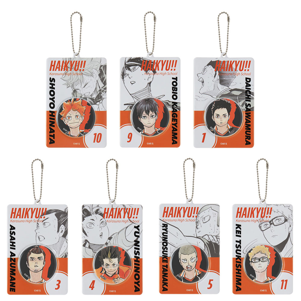 『ハイキュー!!』缶バッジ＆特製ホルダーコレクション　第2弾　烏野高校（ランダム1種入り／全7種）