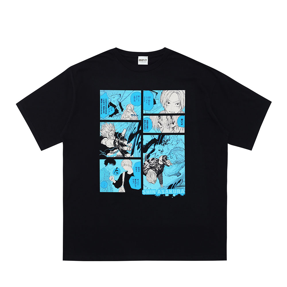 『SAKAMOTO DAYS』ビッグシルエットＴシャツ　“HEROES”　朝倉シン