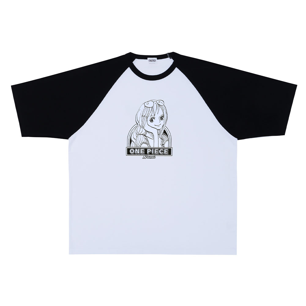 『ONE PIECE』ラグランＴシャツ　“HEROES”　ナミ