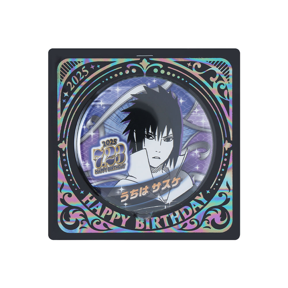 『NARUTO－ナルト－』バースデイ缶バッジ　うちはサスケ
