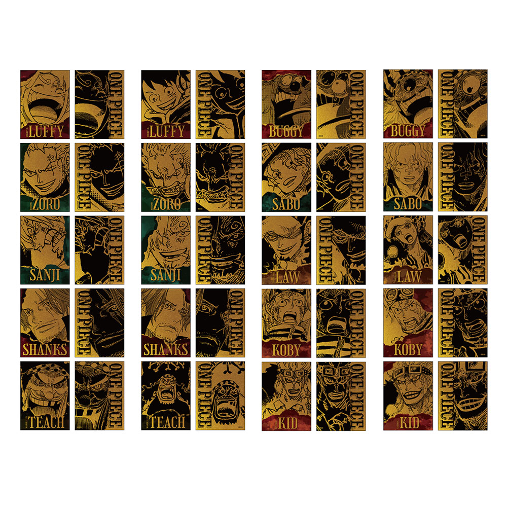 『ONE PIECE』黄金カードコレクション　2枚入り　第1弾　（全10組／ランダム1組入り）