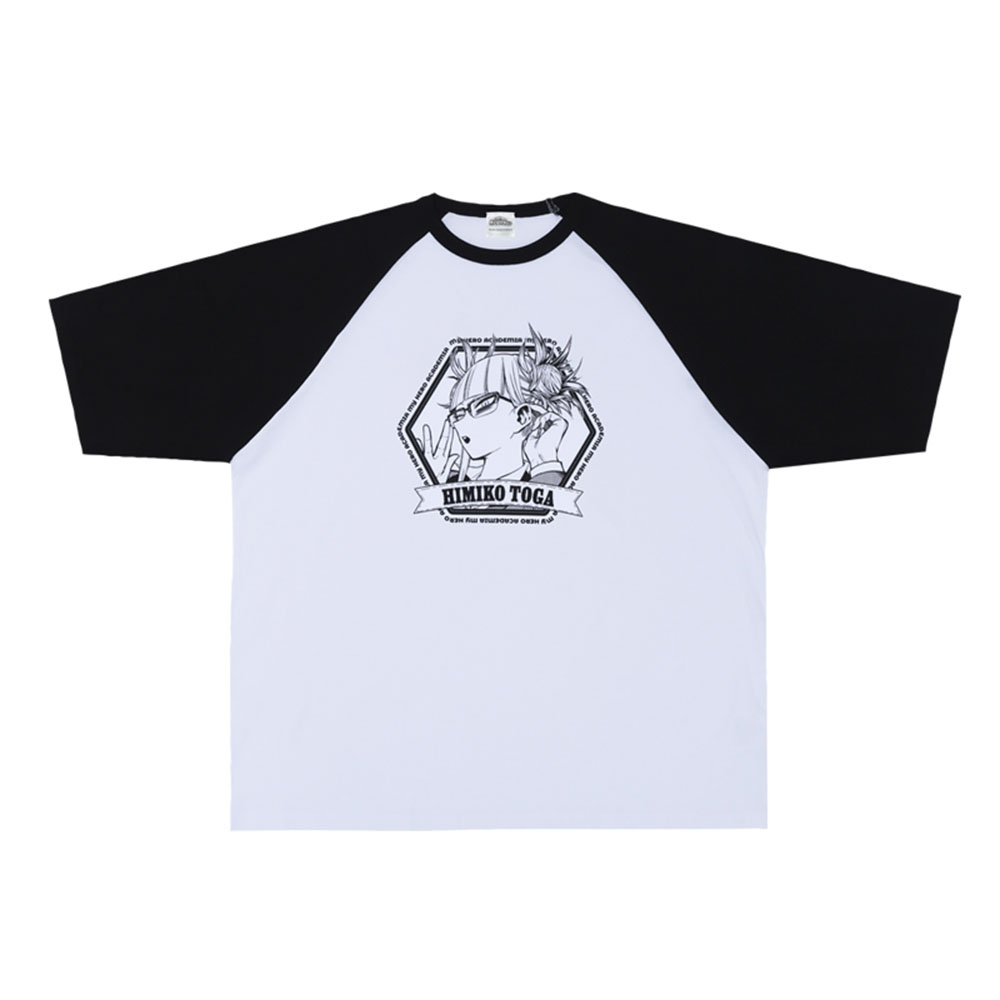 『僕のヒーローアカデミア』ラグランTシャツ　“VILLAINS”　トガヒミコ