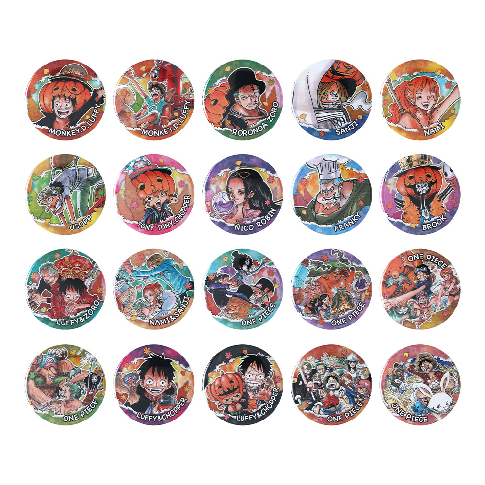 『ONE PIECE』コレクション缶バッジ　“AUTUMN”　第1弾　（全20種／ランダム1種入り）