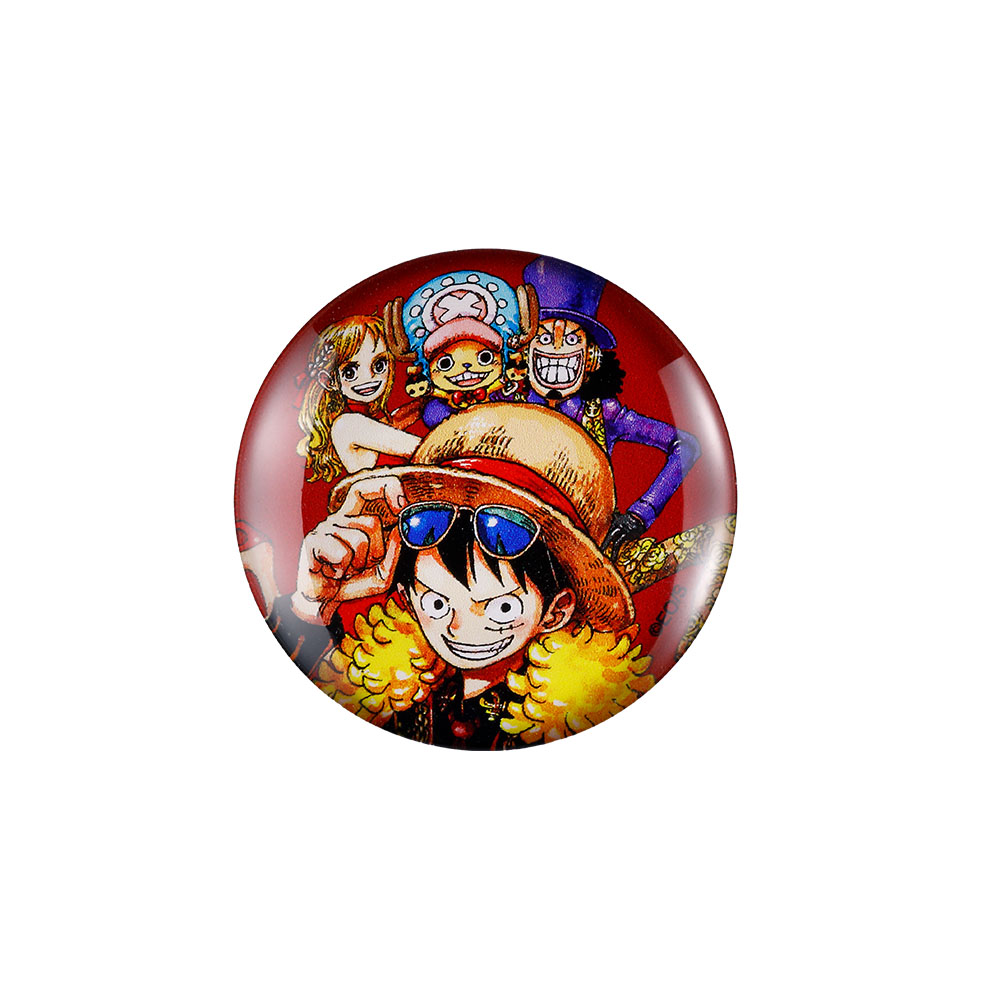 『ONE PIECE』ガラスマグネット　ルフィ＆ナミ＆ウソップ＆チョッパー
