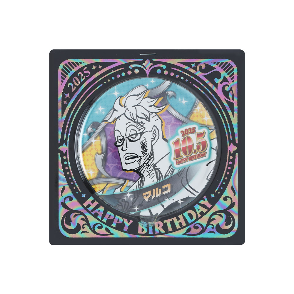 『ONE PIECE』バースデイ缶バッジ　マルコ