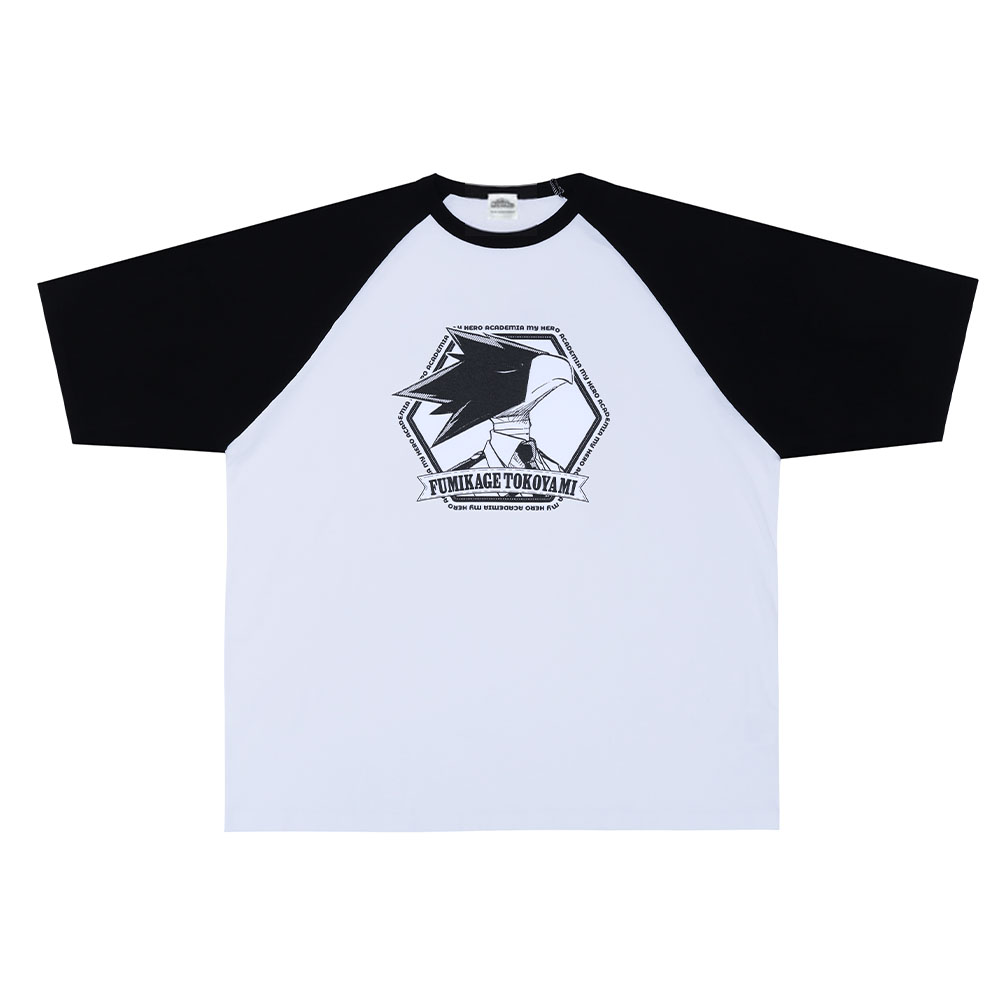 『僕のヒーローアカデミア』ラグランTシャツ　“HEROES”　常闇踏陰