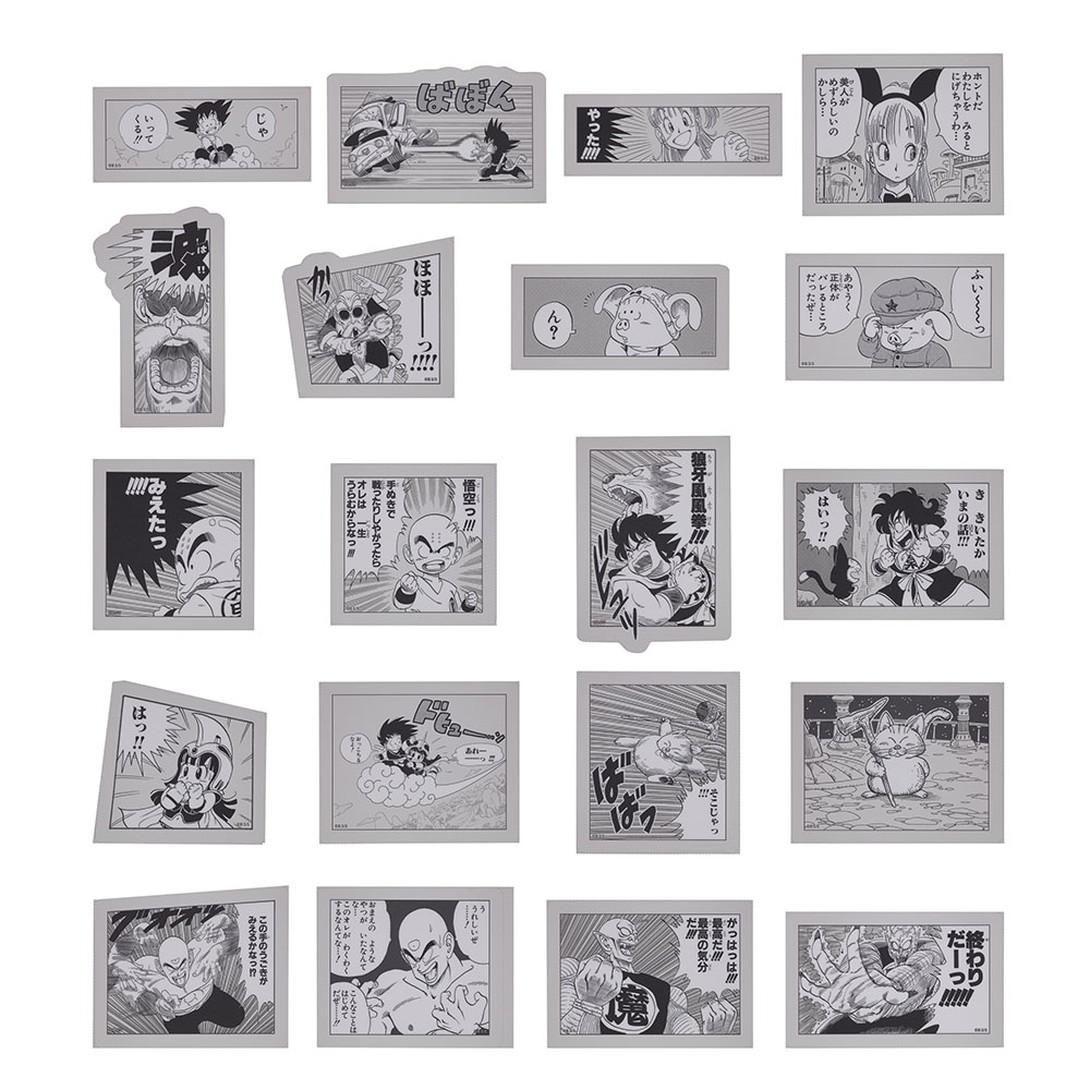 『DRAGON BALL』クリアステッカーコレクション2枚入り　第1弾（全10組／ランダム1組入り）