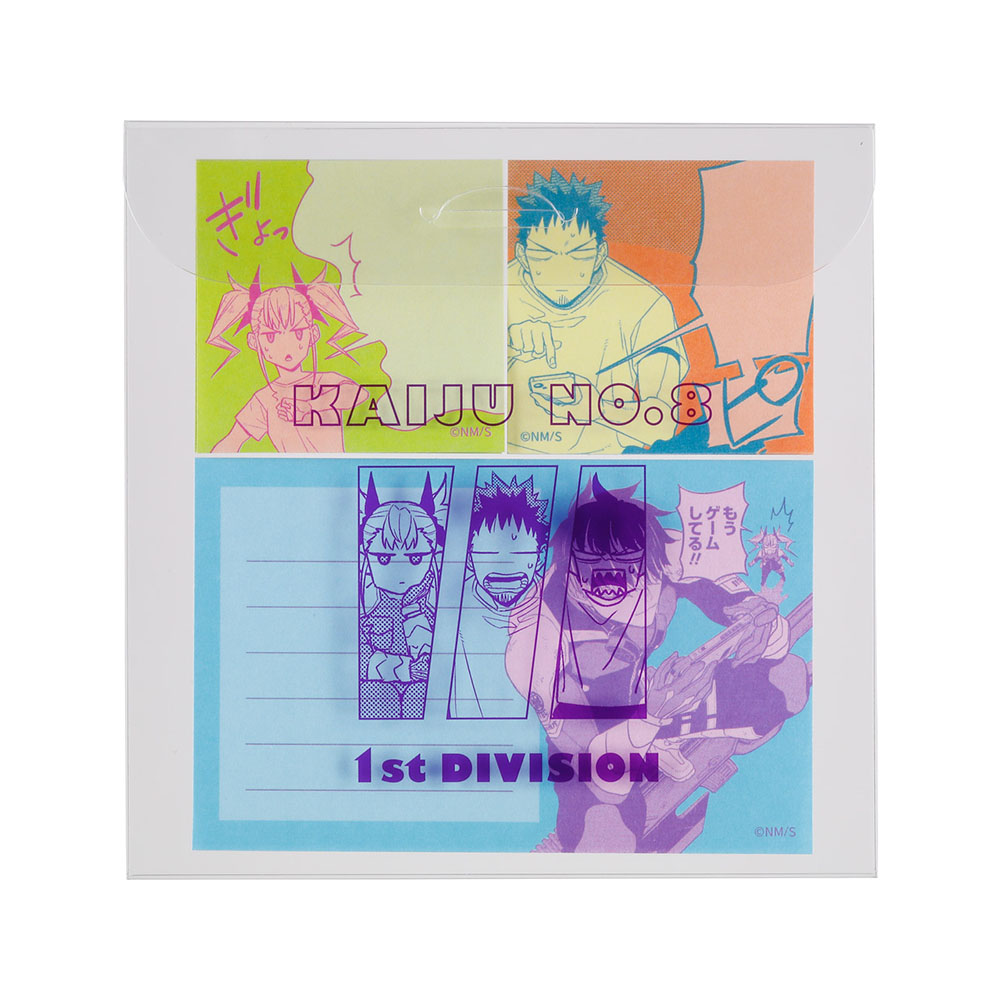 『怪獣８号』第1部隊　ふせん（PETケース入り）　＜怪獣８号展＞