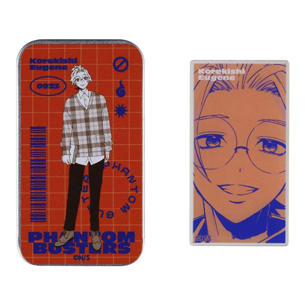 『ファントムバスターズ』スライド缶入りアクリルステッカー　是岸遊人