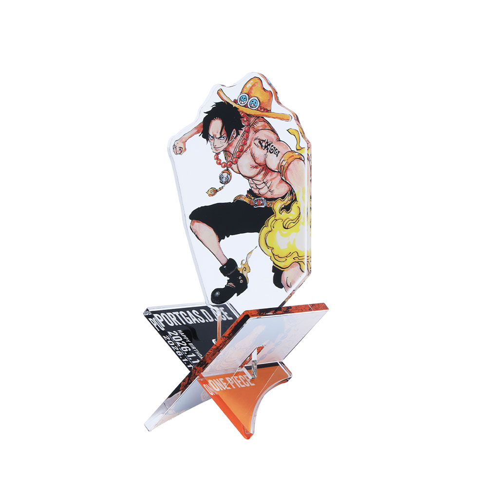 『ONE PIECE』バースデイアクリル“X”フィギュア－with－　ポートガス・D・エース