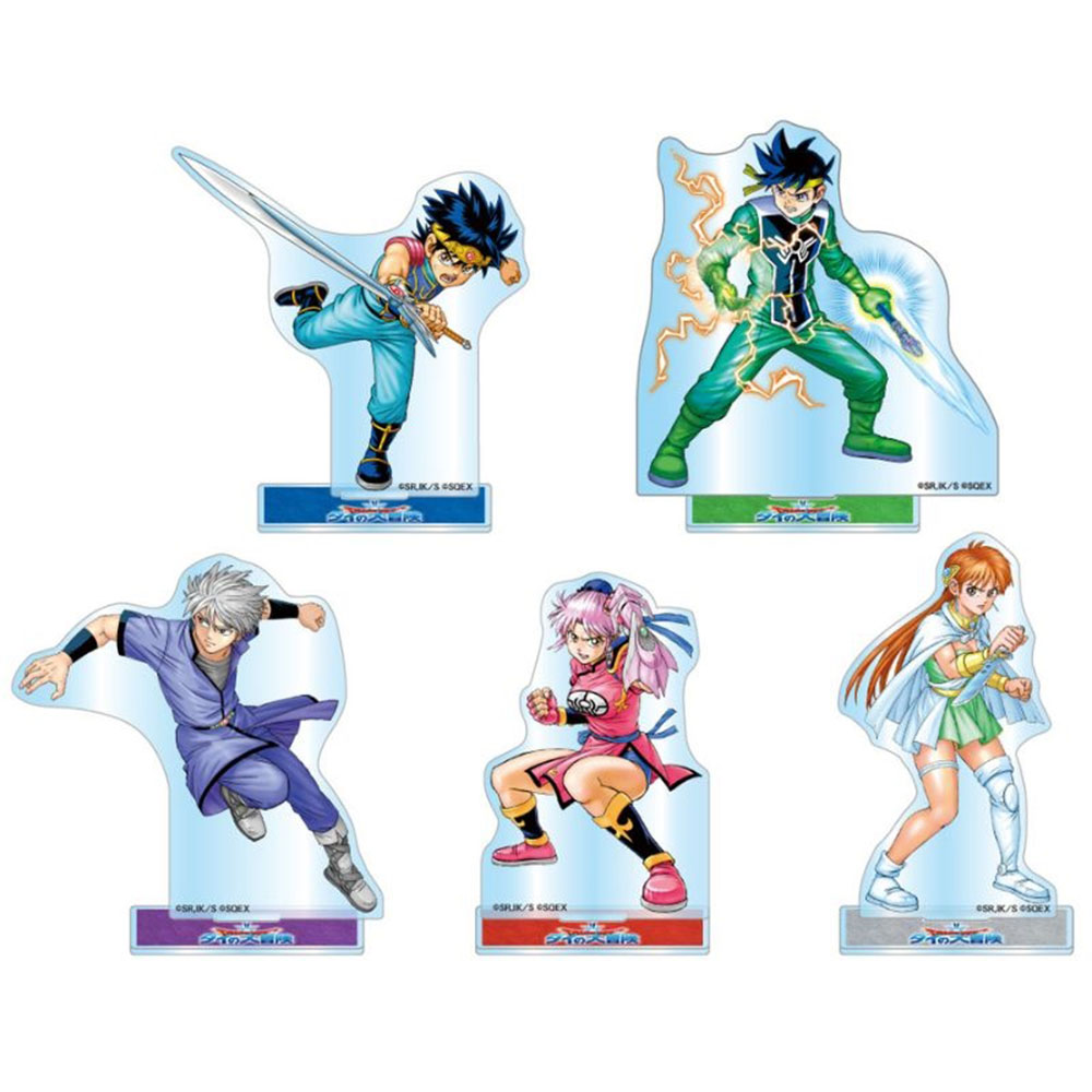 『DRAGON QUEST -ダイの大冒険-』アクリルフィギュア5種セット