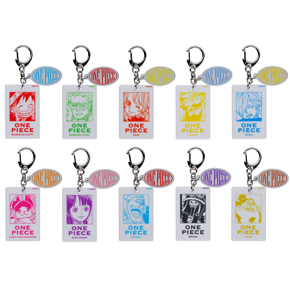 『ONE PIECE』ホワイトアクリルキーホルダーコレクション　第1弾　（全10種／ランダム1種入り）