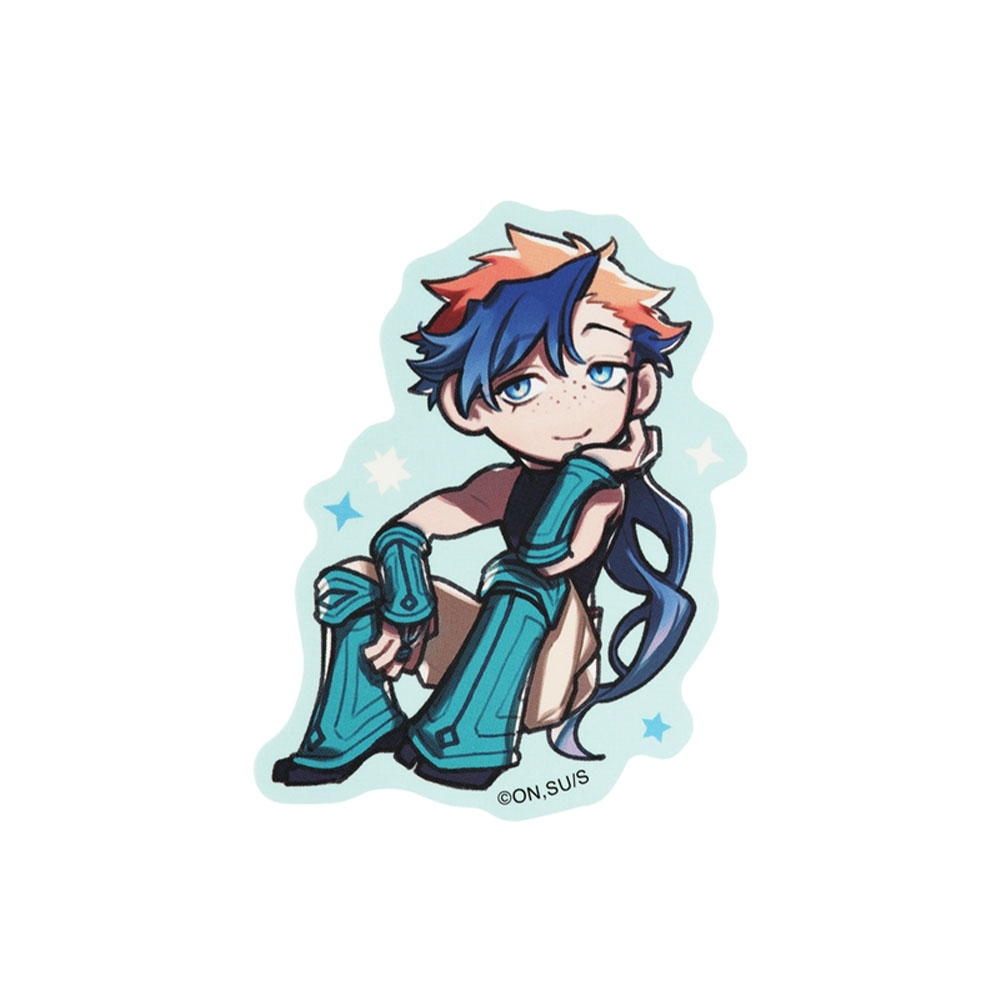 『魔男のイチ』ステッカー　ゴクラク